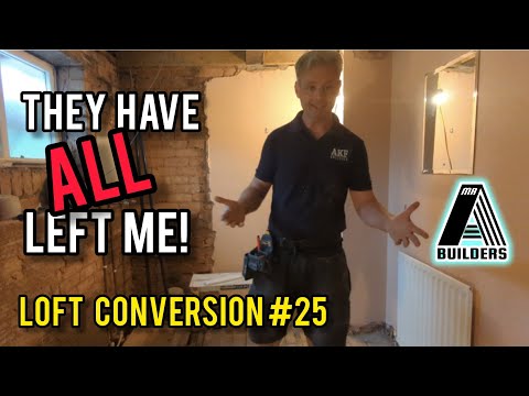 Working On My Own! loft conversion #25 #toughbuilt #howto #plasterboarding #insulation