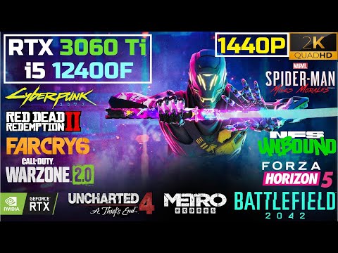 Nvidia RTX 3060 Ti + Intel i5 12400F | 1440P Test in 10 Games