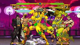 ジョジョ JoJo's Bizarre Adventure:HFTF2 【M.U.G.E.N 】 CPU battle.