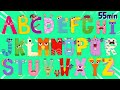Monster Alphabet Phonics Song From A To Z ABC Nursery Rhymes Educational Video For Kids