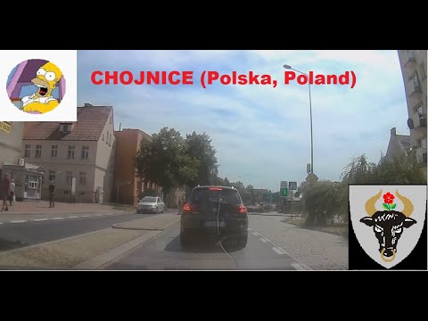Jazdo do i przez miasto  CHOJNICE / Driving to & through CHOJNICE (Poland) Timelapse 3x