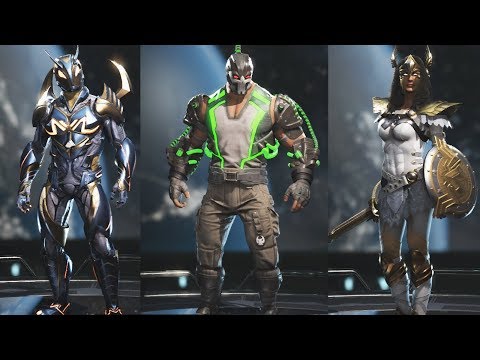 Injustice 2 legendary Edition Epic Gear Sets Blue Beetle,Bane,Wonder Woman