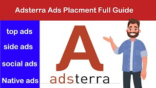 How To Place adsterra ads in Blogger | Adsterra  ads Not Showing Issue