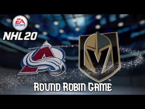 Colorado Avalanche vs. Vegas Golden Knights - NHL 20 Simulation Round Robin Game