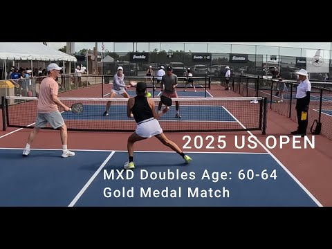 Mxd Doubles Age: 60-64 Gold Medal Pickleball Match - US OPEN 2025