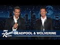 Ryan Reynolds Hugh Jackman Guest Host Jimmy Kimmel Live
