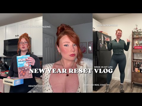 NEW YEAR RESET VLOG (let's lock in together): healthy Costco haul, cleaning/organizing + 2026 goals