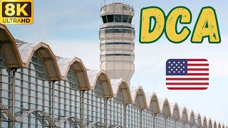【8K】Ronald Reagan Washington National Airport (DCA): From Parking 2 to Terminal 2