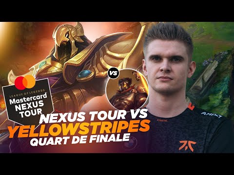 RHOBALAS : GAME 1 QUART DE FINALE MNT VS YELLOWSTRIPES - AZIR VS VIKTOR | LOL FR
