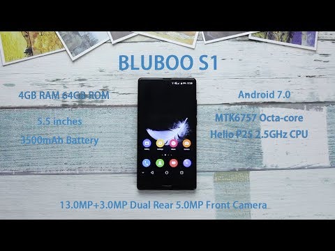 BLUBOO S1 4G Smartphone MTK6757 Octa-core Helio P25 Hands-On & Revi