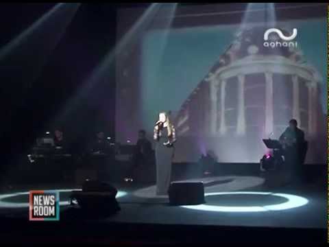 تانيا قسيس غنّت الوطن بحضور رئيس الجمهورية السابق ميشال سليمان