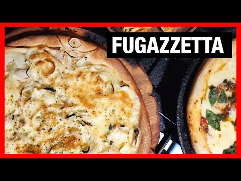 PIZZA DE CEBOLLA Y MUZZARELLA, FUGAZZETA