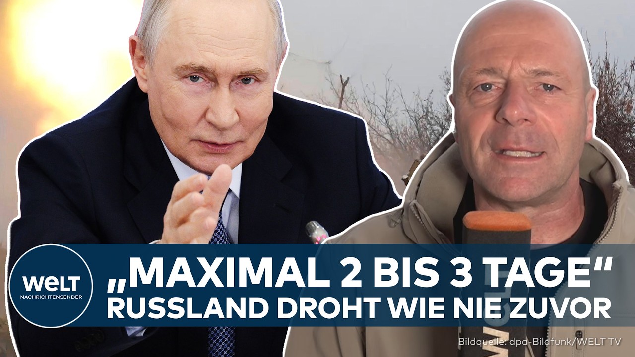 PUTIN: "Maximal 2 bis 3 Tage!" – Der Kreml-Chef droht Europa diesmal massiv