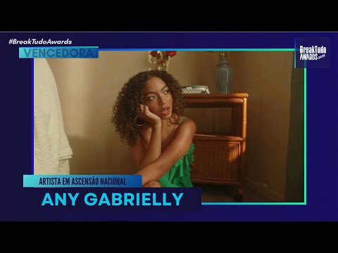 Any Gabrielly leva prêmio de Artista em Ascensão Nacional no BreakTudo Awards 2025