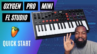 M Audio Oxygen Pro Mini FL Studio Setup - Quick Start