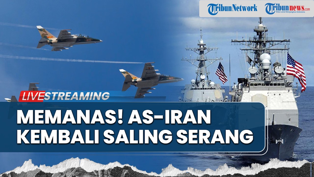 Perang Pecah Lagi! Kapal AS di Selat Hormuz Dibom Iran, Militer Trump Serang Balik Drone Milik IRGC