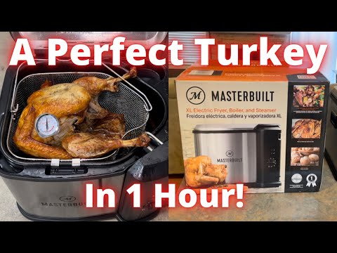 How to deep fry a turkey. Masterbuilt XL Indoor Electric Deep Fryer.