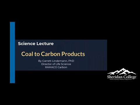 Science Museum Lecture Series: From Coal to Carbon Products with Garrett Lindemann
