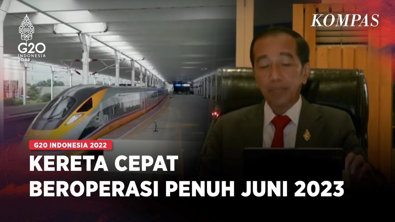 Jokowi Ajak Xi Jinping Saksikan Uji Dinamis Kereta Inspeksi KCJB secara Daring