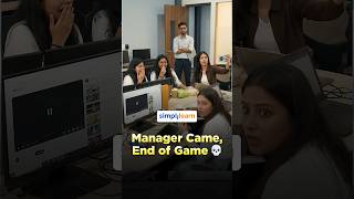 Manager vs Employee: Who Has More Pressure? | The Reality of Corporate Life | #Shorts | #Simplilearn