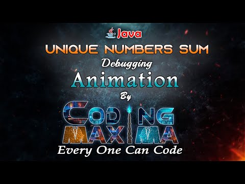 Unique Number Sum In Hash Map 1080p Hd Hash Map In Java Core Java Java Coding Maxima