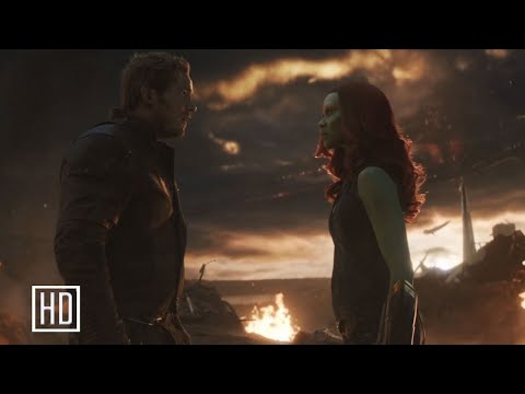 Avengers Endgame - Star Lord Meets Gamora Scene | Avengers Endgame 2019 Movie Scene Clip