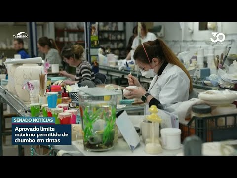 Senado aprova redução de limite de chumbo em tintas
