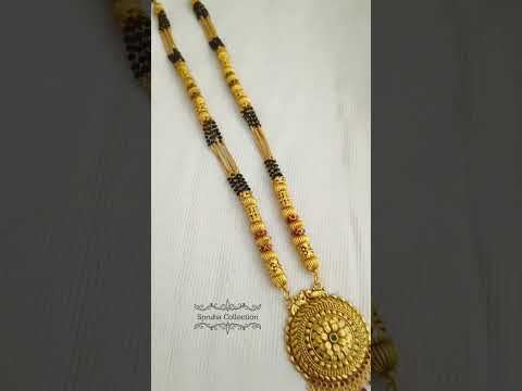 Spruha Collection -38 inch  9130575284 Inch (#spruha #collection #mangalsutra #matt #jewellery)
