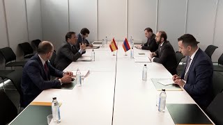 Հայաստանի և Իսպանիայի ԱԳ նախարարների հանդիպումը