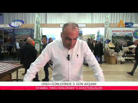 ORDU GÜNLERİNDE ÜNYE ZİRAAT ODASI BAŞKANI OSMAN SARIKAHRAMAN KONUĞUMUZ