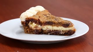 Cheesecake-Stuffed Cookie Cake by Tasty
