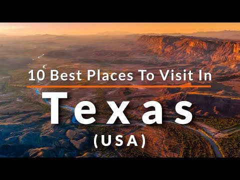 10 Best Places to Visit in Texas, USA  | Travel Video | SKY Travel