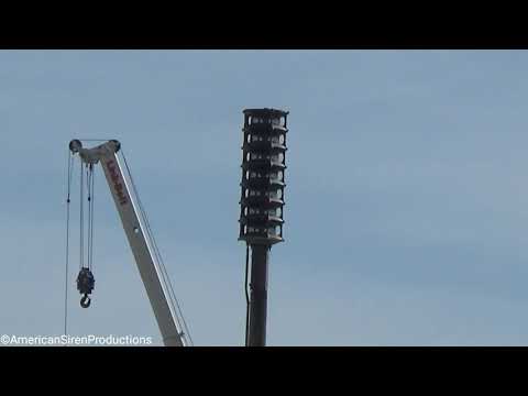 Whelen WPS-2807 Siren Test + Voice, St.Louis, Mo (St.Louis City, Mo Tornado Siren Test)