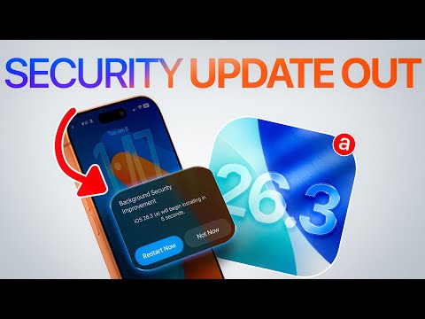 iOS 26.3 (a) Security Update RELEASED - Here’s Why!