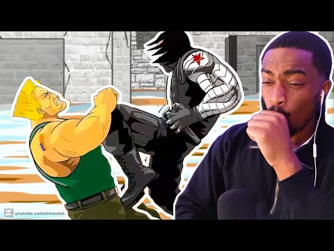 YO THEY GOT HANDS | WINTER SOLDIER VS GUILE - SUPER SOLDIERS CLASH (REACTION)