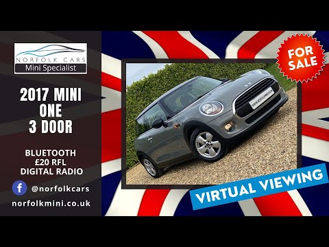 2017 Mini One Hatch 3 Door Moonwalk Grey