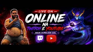 LIVE ON!🔴 MONO AURELION SOL DIRETO PRO CHALLENGER- PLATINA II
