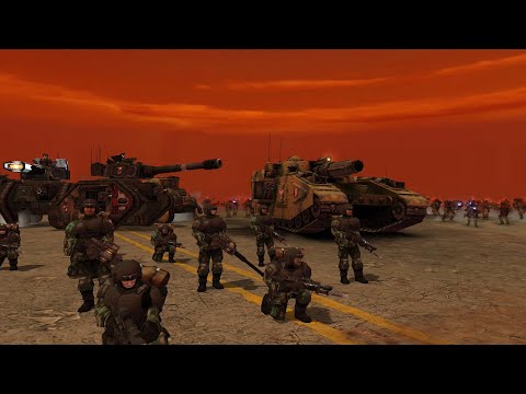 Unification Mod 2021: Survival: Steel Legion & Imperial Guard vs Chaos Space Marines! DOW: Soulstorm