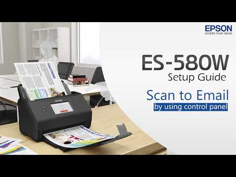 How to set up Scan to Email function by using control panel