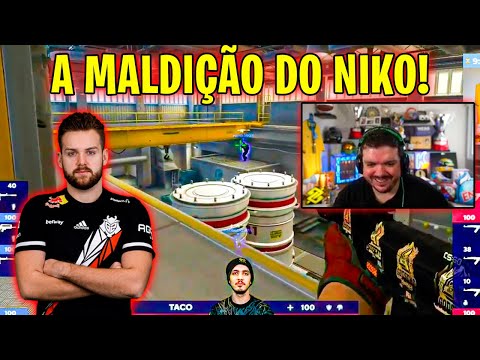 A MALDIÇÃO DO NIKO ATERRORIZA O TACO KKKKKKKKKKKKKKKKKK (GODSENT CS FURIA) NUKE