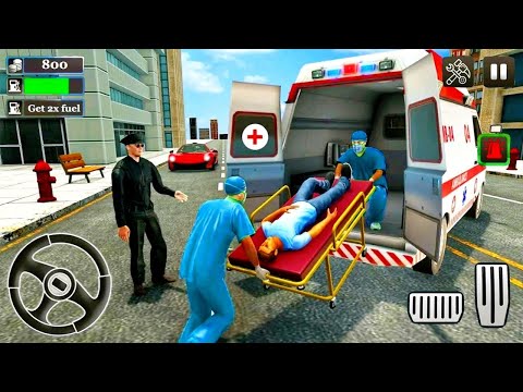 Police Ambulance Van Driving - 911 Emergency Rescue Simulator - Android Gameplay