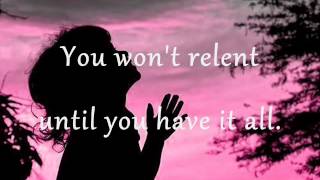 Jesus Culture - You won`t relent (lyrics)