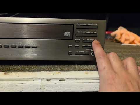 VINTAGE YAMAHA 5CD DISC CHANGER CD PLAYER/MADE IN JAPAN image 9