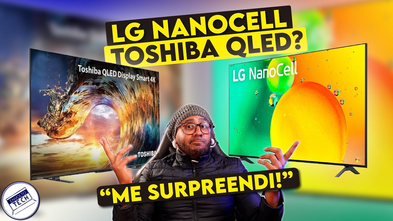 Mesmo preço mas o que muda? Comparativo LG NANO75SQA VS TOSHIBA QLED M550L