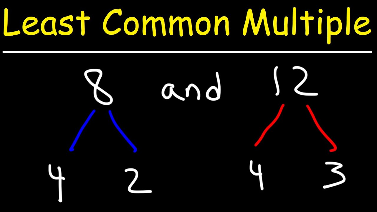 How To Find the Least Common Multiple Using Prime Factorization - GED Math