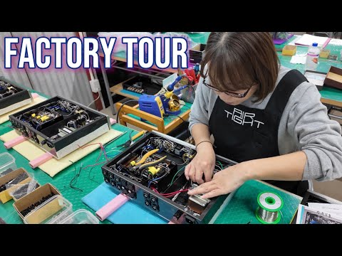 How Japanese High End Tube Amplifiers Are Made | Air Tight Factory Tour