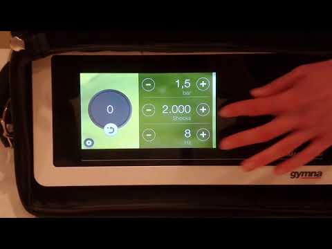 Hamstring Origin ischial tuberosity Treatment for tendonopathy or tendonitis Gymna Shockmaster 300