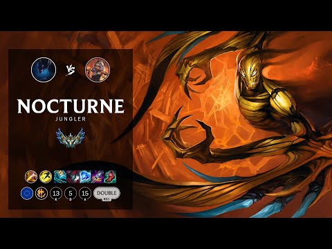 Nocturne Jungle vs Qiyana - EUW Challenger Patch 12.13