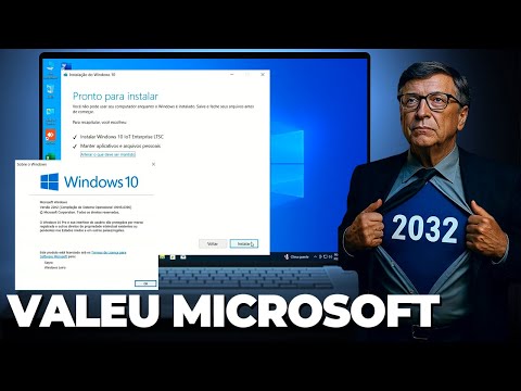 WINDOWS 10 ATÉ 2032! Versão Oficial SUPER LEVE (1GHz, 1GB RAM) Roda Até em AMD/ATOM