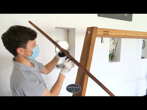 LUNA / SIA Series Wooden Garden Swing Installation Video